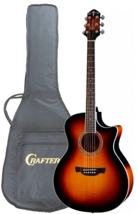 Электроакустическая гитара CRAFTER GCL 80 / TS с чехлом